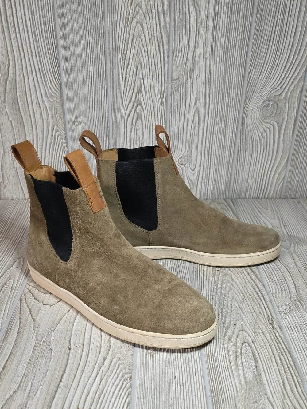 Luca Terra Slip On Chelsea Sneaker Boots Desert Suede Mens Size 10